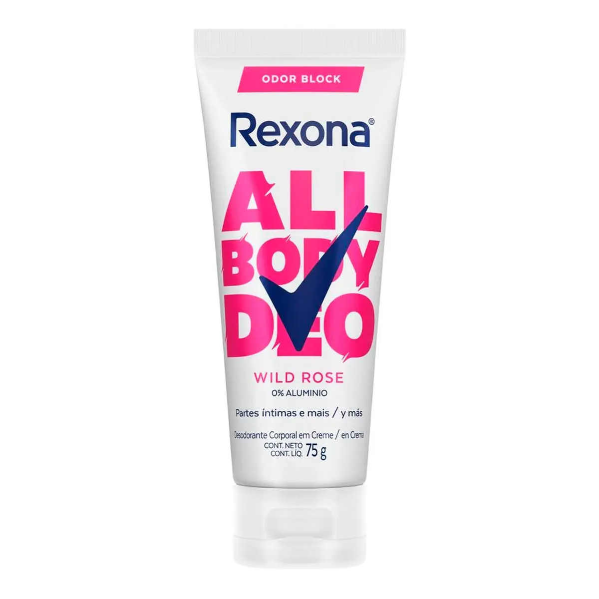 Desodorante Creme Rexona All Body Deo Wild Rose 75g