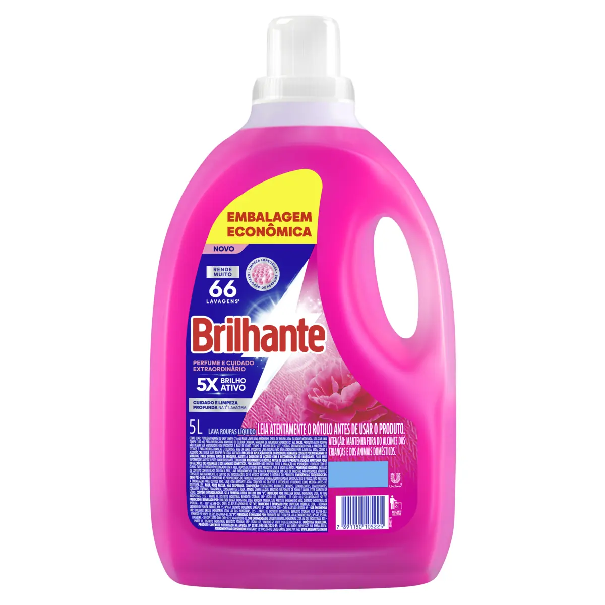 Lava Roupa Liq Brilhante 5l Perfume Extraordinario