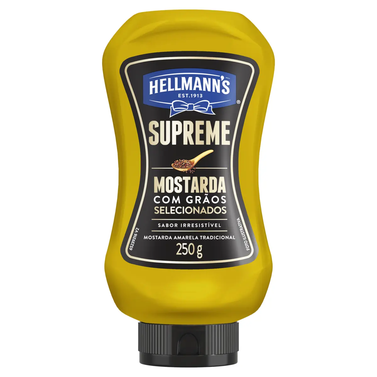 Mostarda Hellmanns Amarela Tradicional Supreme 250g