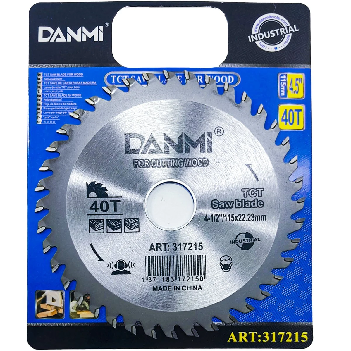Lamina Disco De Corte Prata Circular Madeira 115mm 40 Dentes