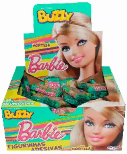 Chicle Barbie Hortela 100unidade