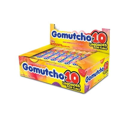 Bala Gomutcho Riclan Frutas Sortidas Tubo 30unidade
