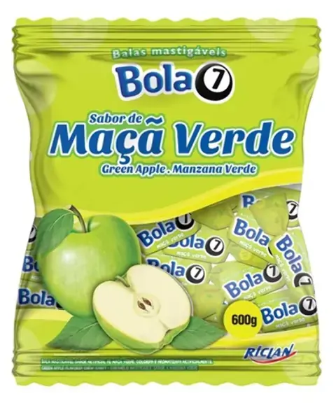 Bala Bola 7 Maca Verde 600g