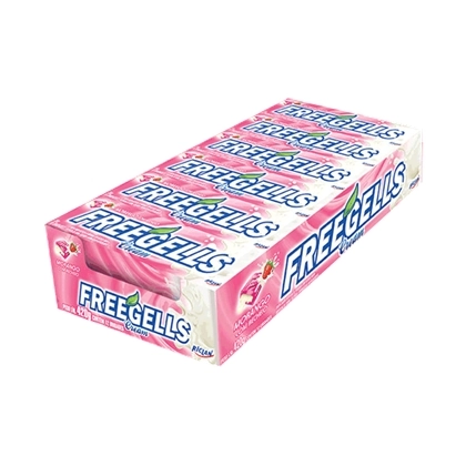 Drops Freegells Cream Morango 12unidade