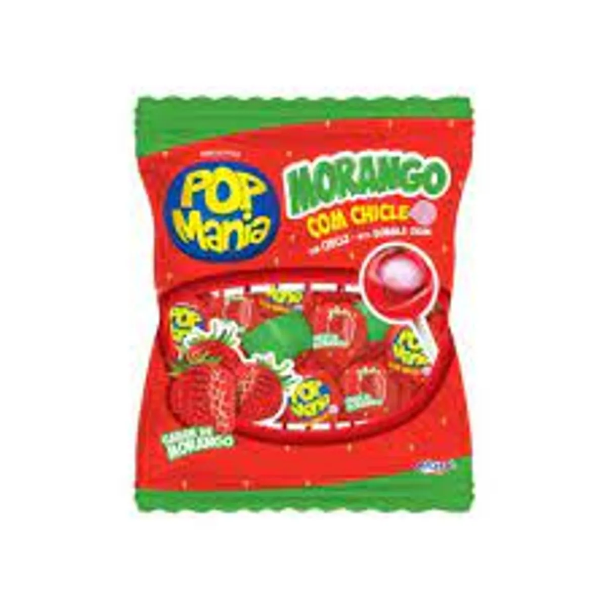Pirulito Pop Mania Morango
