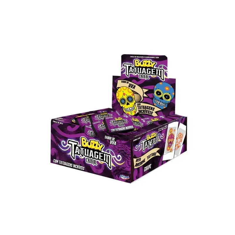 Chiclete Buzzy 400g Uva