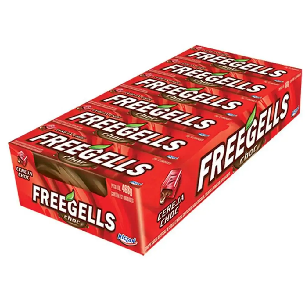 Drops Freegells 12un Rech Cereja