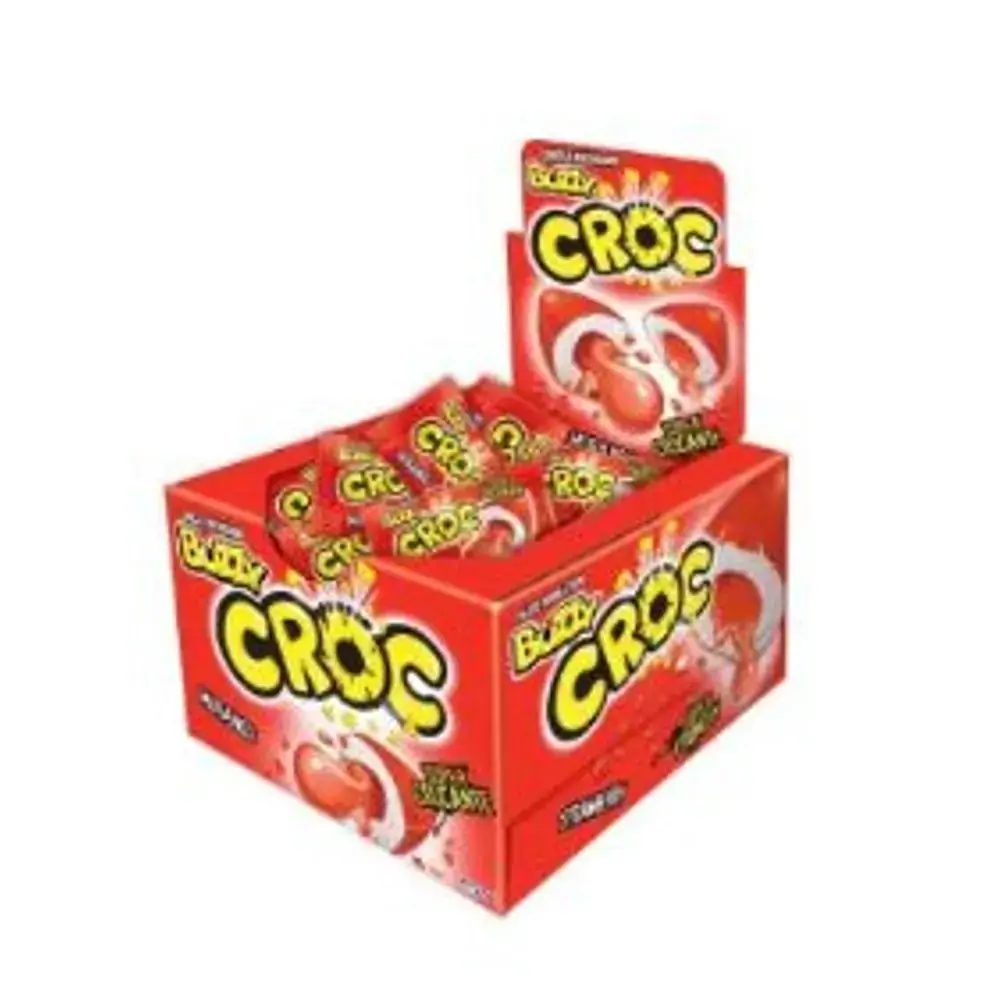 Chicle Buzzy Croc 40un Morango