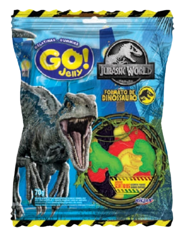 Go Jelly Dinossauros 80g