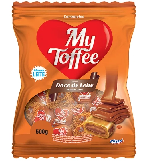 Bala Mmy Toffe Doce De Leite 600g