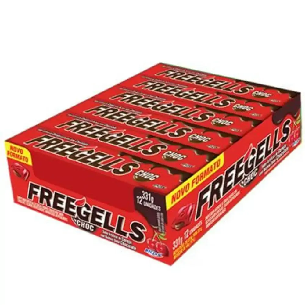 Drops Freegells 12un Rech Cereja