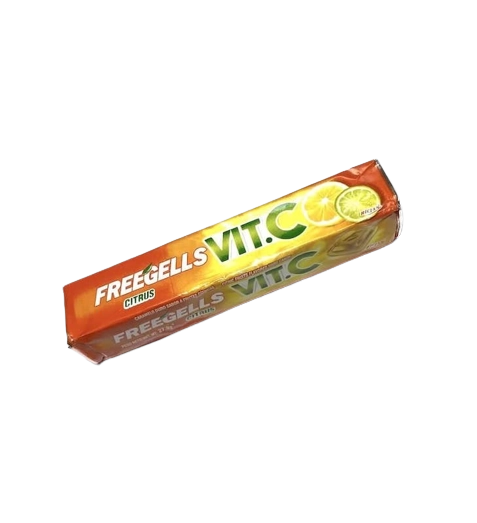 Bala Drops Freegells 27.9g Vit C Citrica
