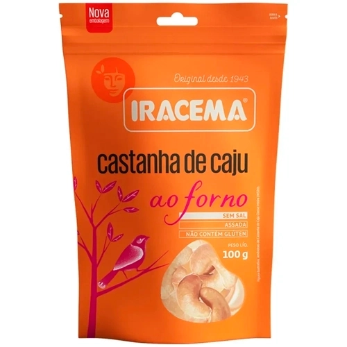 Castanha De Caju Iracema 100g Ao Forno