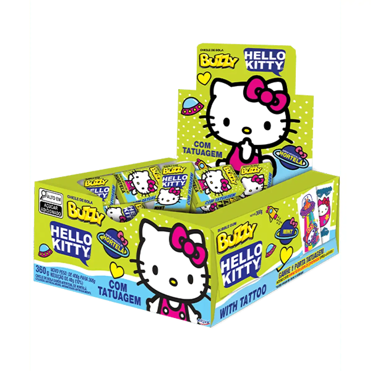 Chicle Buzzy Hello Kitty Hortela 360 Grs
