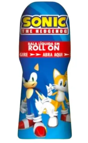 Bala Liquida Rollon Sonic Morango 30ml