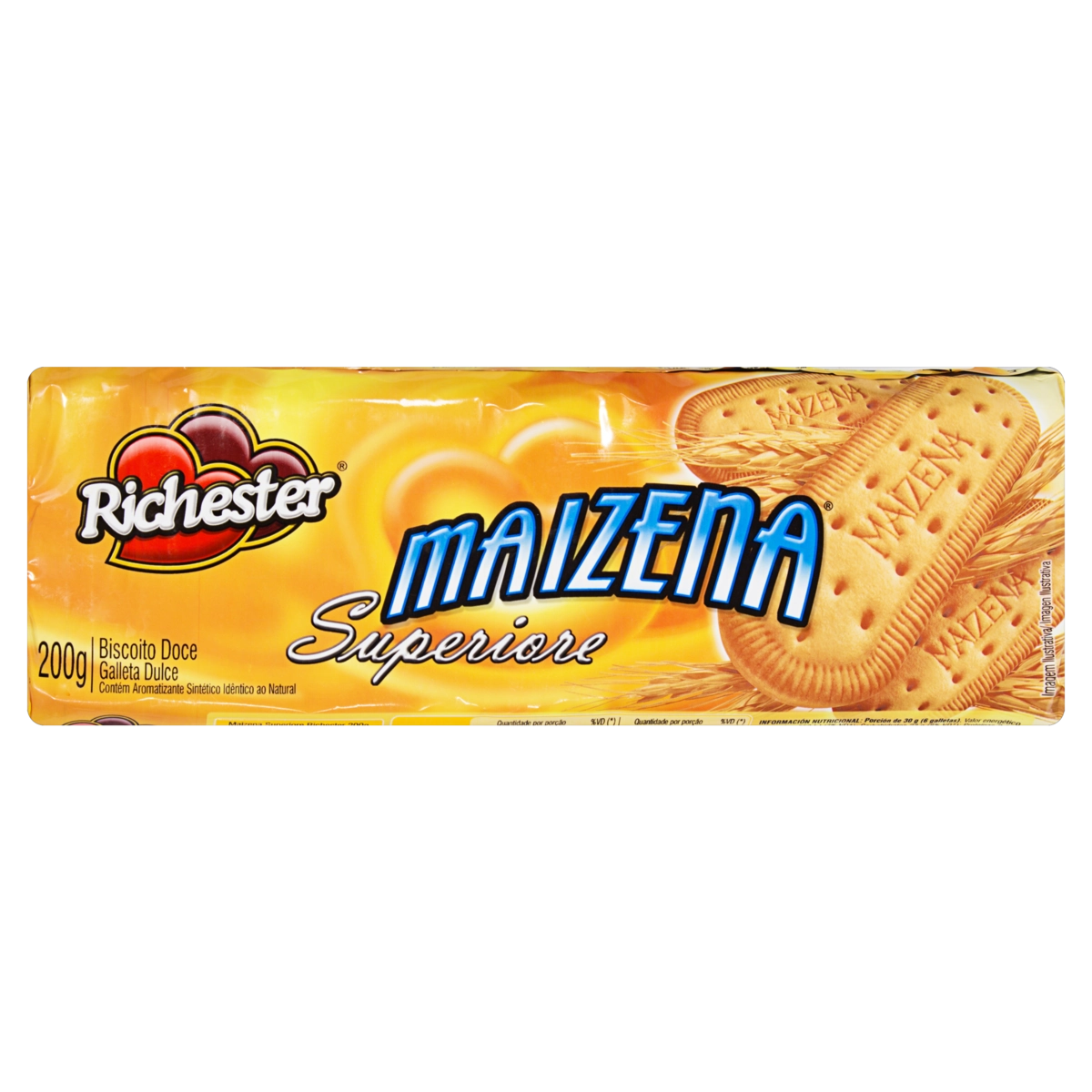Biscoito Maizena Richester Superiore Pacote 200g