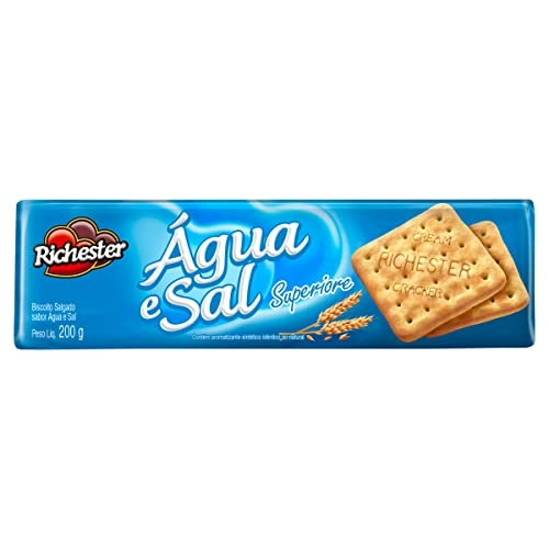 Biscoito água E Sal Richester Superiore Pacote 200g