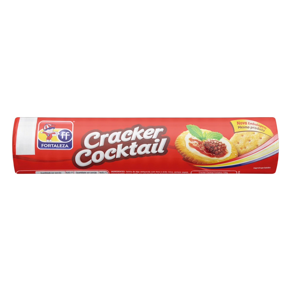Biscoito Cracker Fortaleza Cocktail Pacote 100g