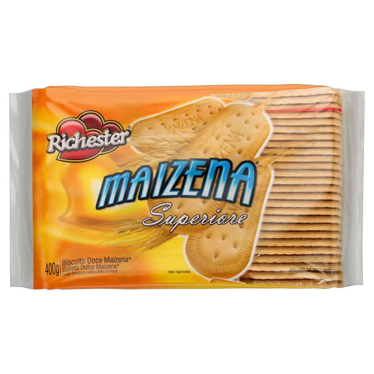 Biscoito Maizena Richester Superiore Pacote 400g