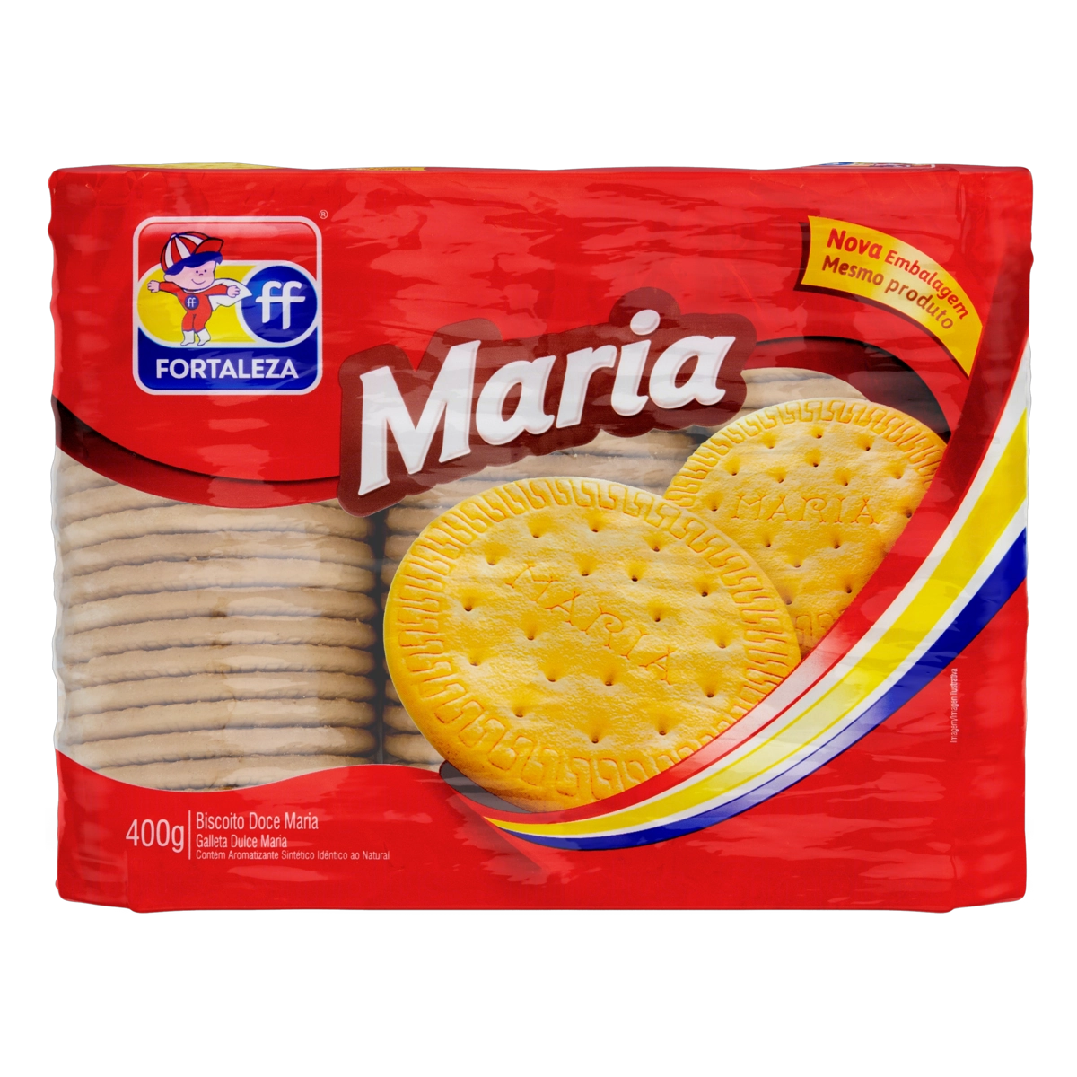 Biscoito Maria Tradicional Fortaleza Pacote 400g