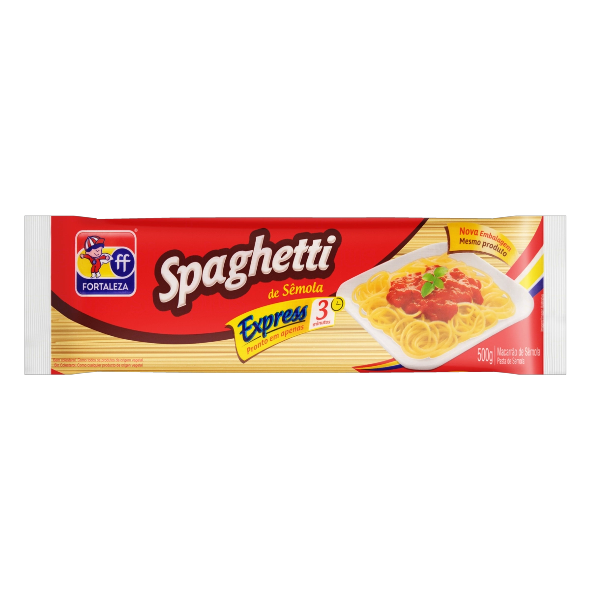 Macarrão De Sêmola Espaguete Fortaleza Express Pacote 500g