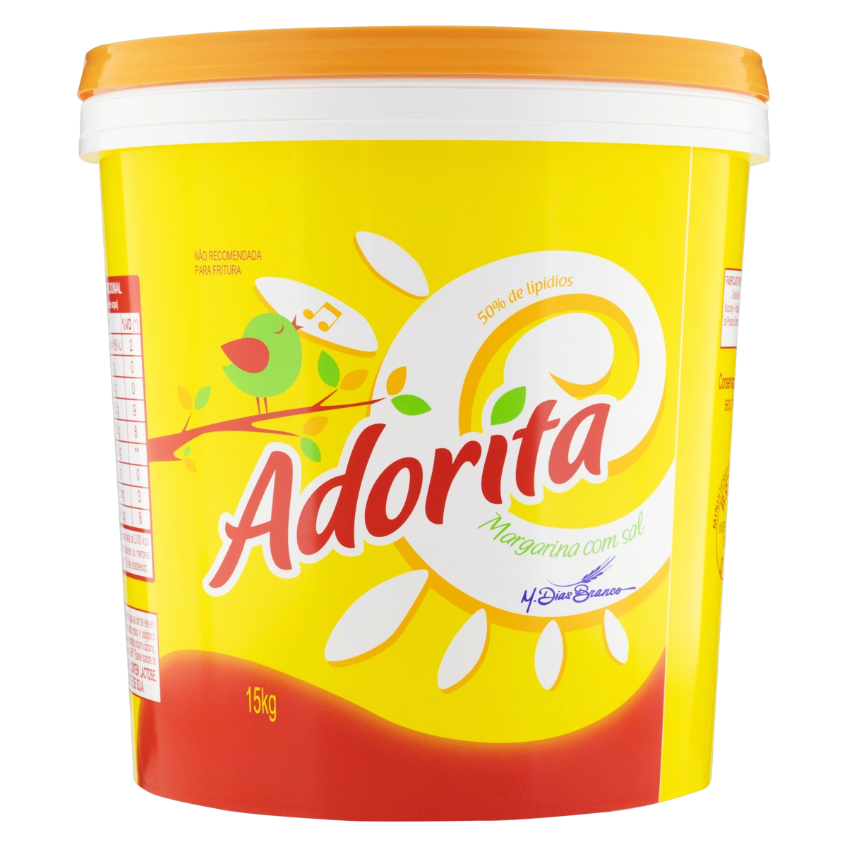 Margarina Com Sal Adorita Balde 15kg
