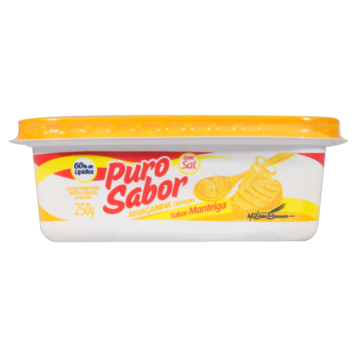 Margarina Manteiga Cremosa Com Sal Puro Sabor Pote 250g