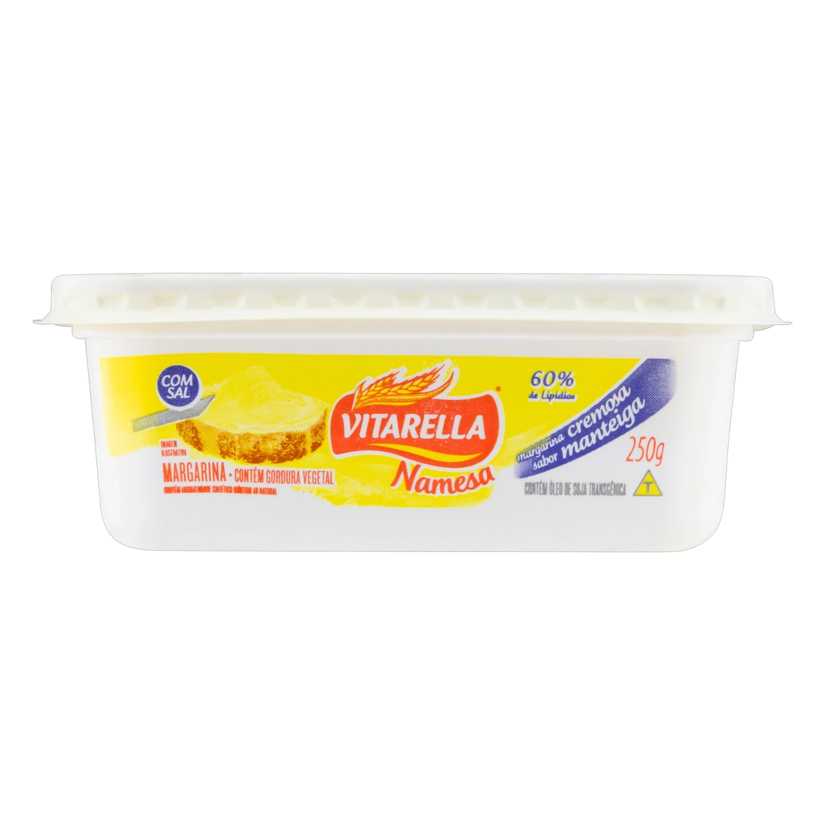 Margarina Manteiga Cremosa Com Sal Vitarella Pote 250g