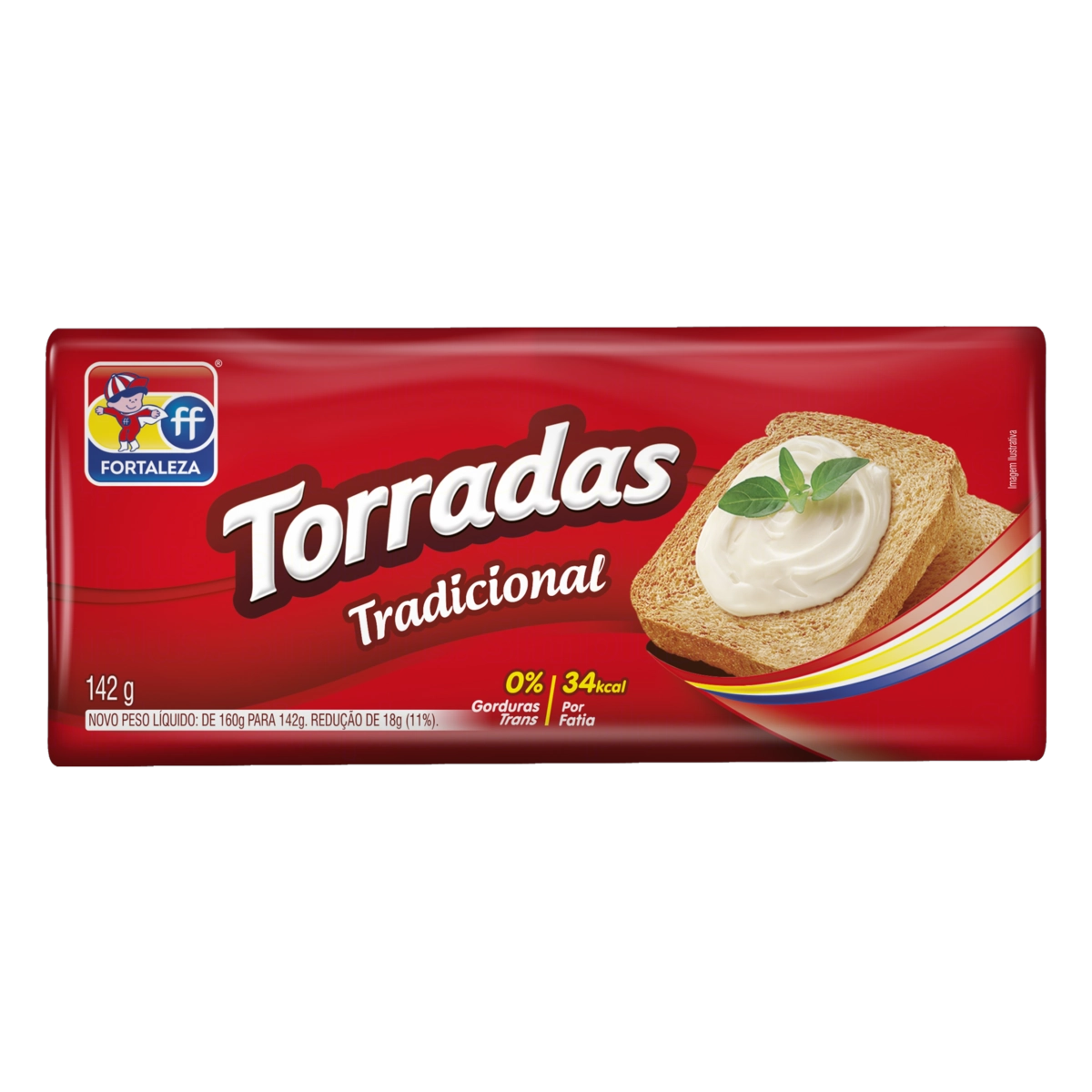 Torrada Tradicional Fortaleza Pacote 142g