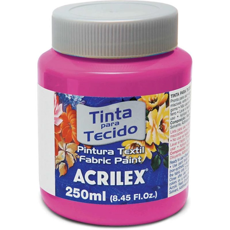 Tinta Para Tecido Rosa Escuro Acrilex