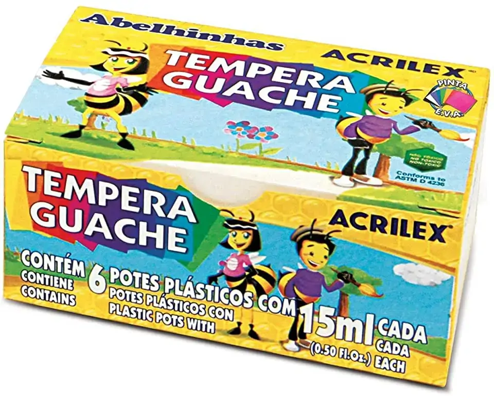 Guache Acrilex Temp C/6 Rf02020