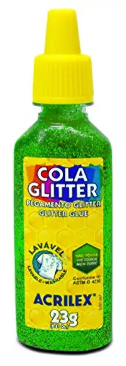 Cola Gliter Verde Acrilex