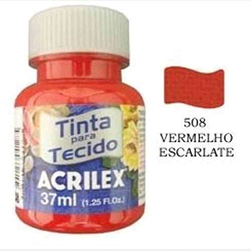 Tinta P/tecido Vermelho Escarlat Acrilex