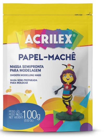 Papel Mache 100g Acrilex