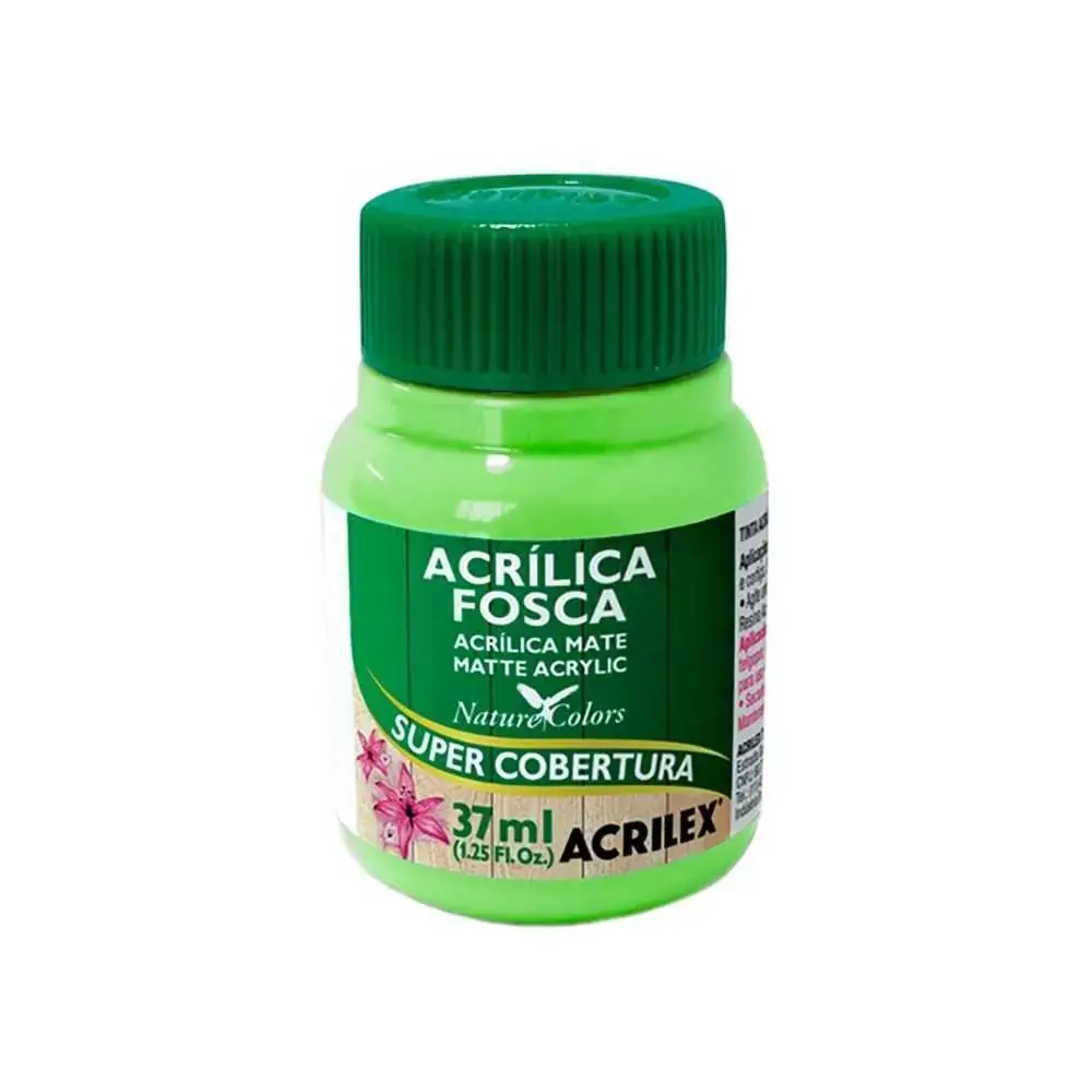 TINTA ACRILICA FOSCA VERDE MACA 37ML ACRILEX