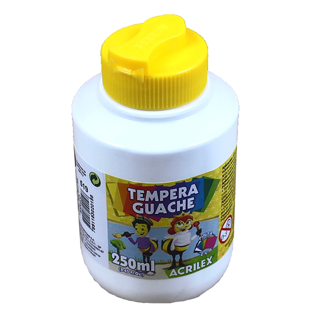 Tinta Guache Branca Acrilex 250ml
