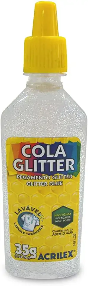 Cola Glitter Acrilex Cristal 35g Un
