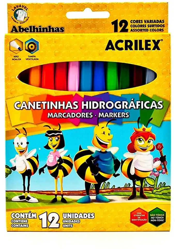 Canetinhas Abelhinhas C/12 1