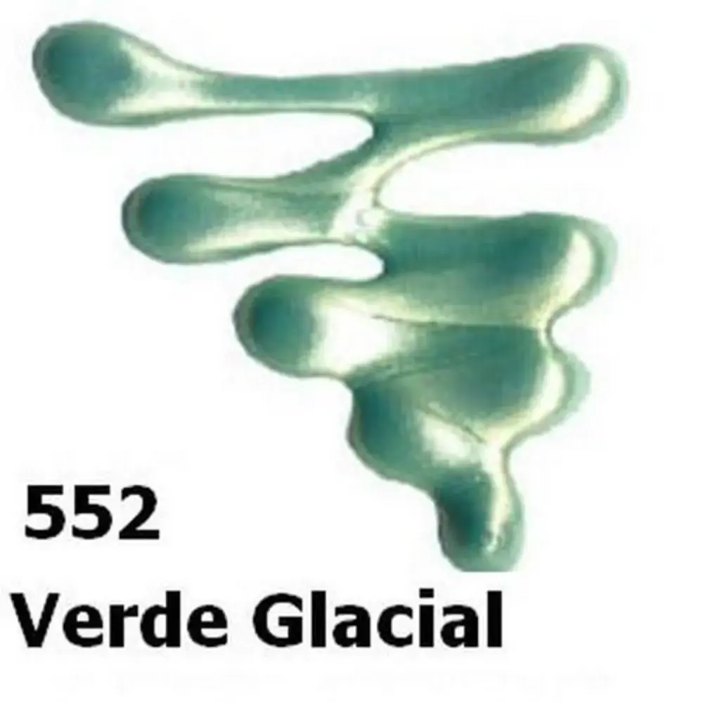 Tinta Relevo Metalica Verde Glac Acrilex