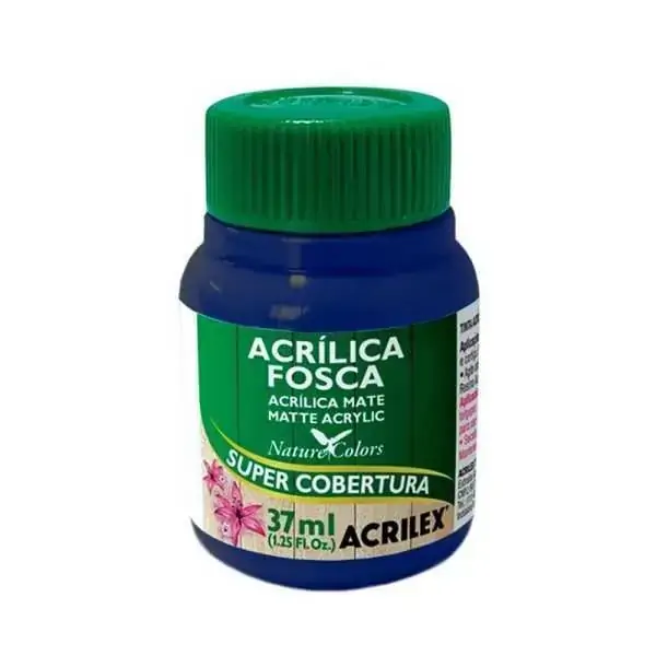 TINTA ACRILICA FOSCA AZUL TURQUESA 37ML ACRILEX