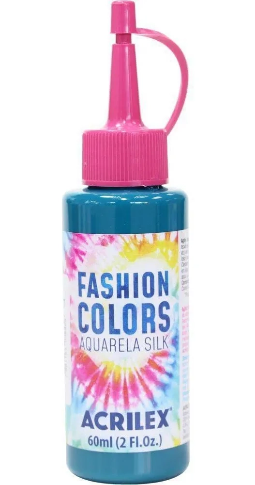 Tinta P Tecidos Aquarela Silk 60ml Azul Turquesa