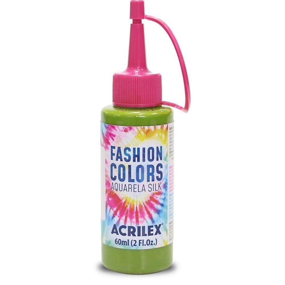Tinta P Tecidos Acrilex Aquarela Silk 60ml Verde M