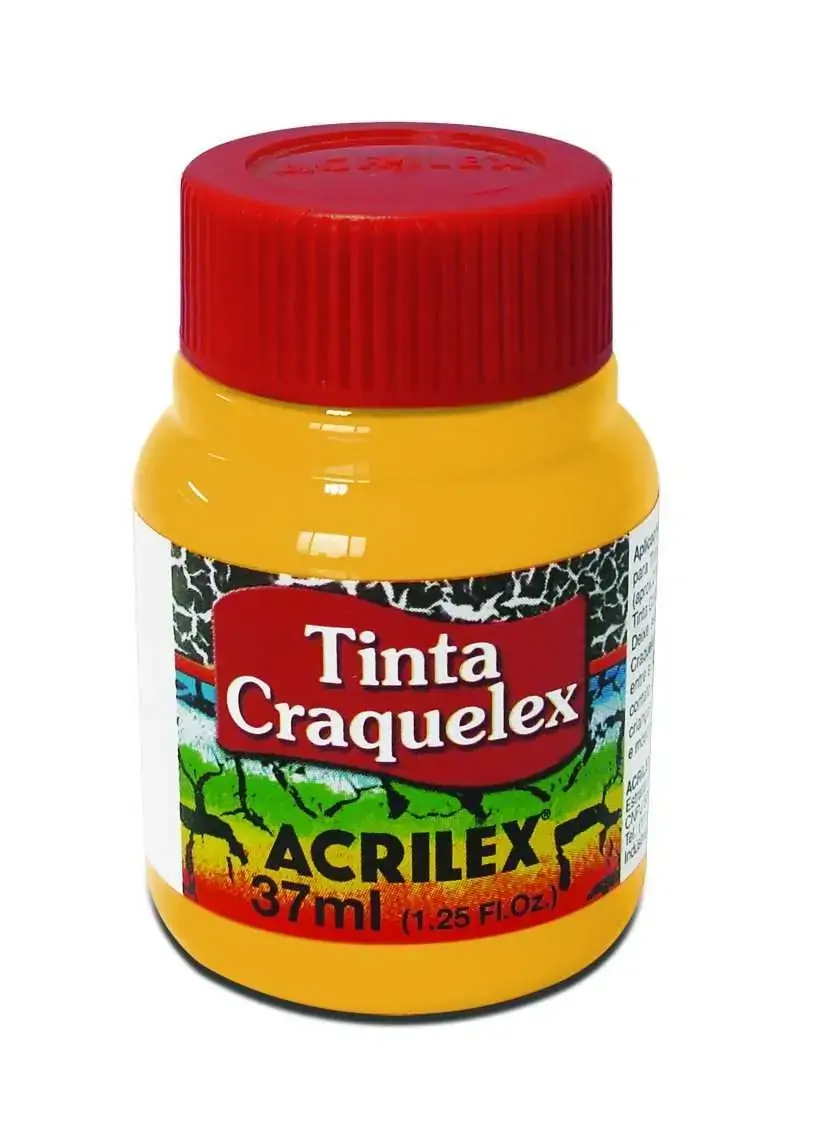 TINTA CRAQUELEX AMARELO OURO 37ML ACRILEX