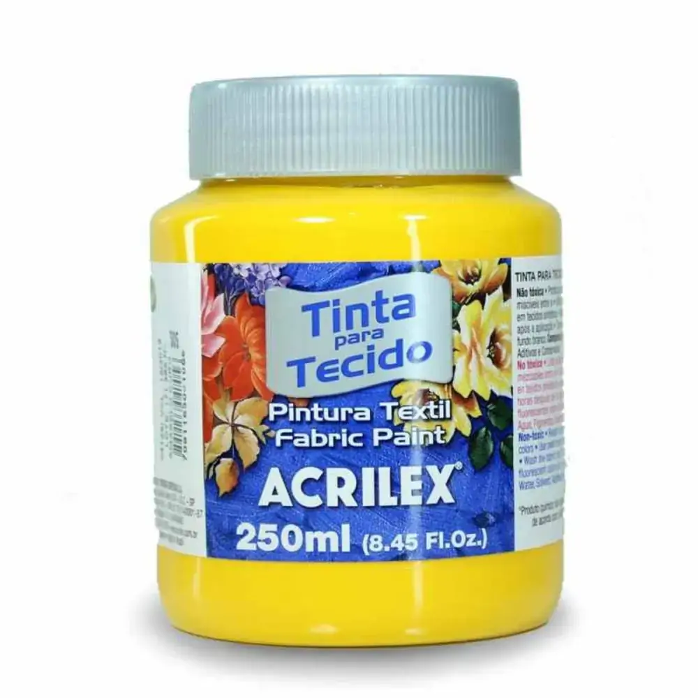 Tinta Para Tecido Amarelo Ouro Acrilex