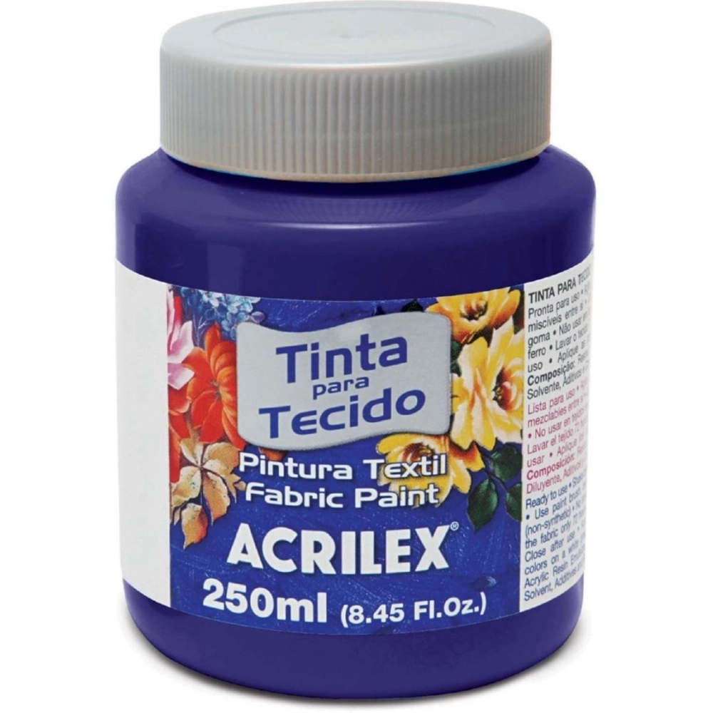 Tinta Acrilex Tecido Fosca 250ml Violeta