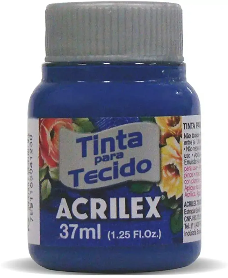 Tecido Acrilex Fosca Azul Cobalto 502 1 Cor