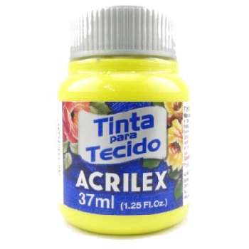 Tinta Para Tecido Amarelo Limao Acrilex