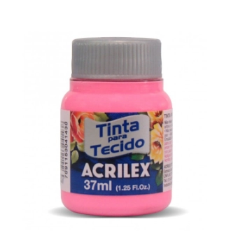 TINTA TECIDO FOSCA ROSA 37ML ACRILEX
