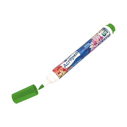 Caneta Marcador Ptecido Acrilpen 513 Verde Musgo
