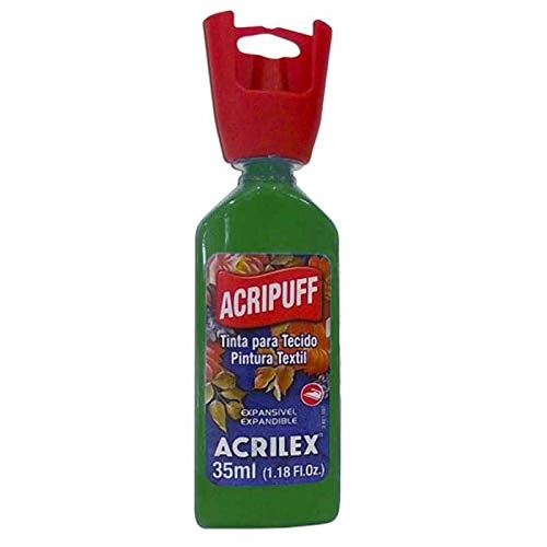 Tinta Tecido Acrilex Acripuff Vd Musgo 3